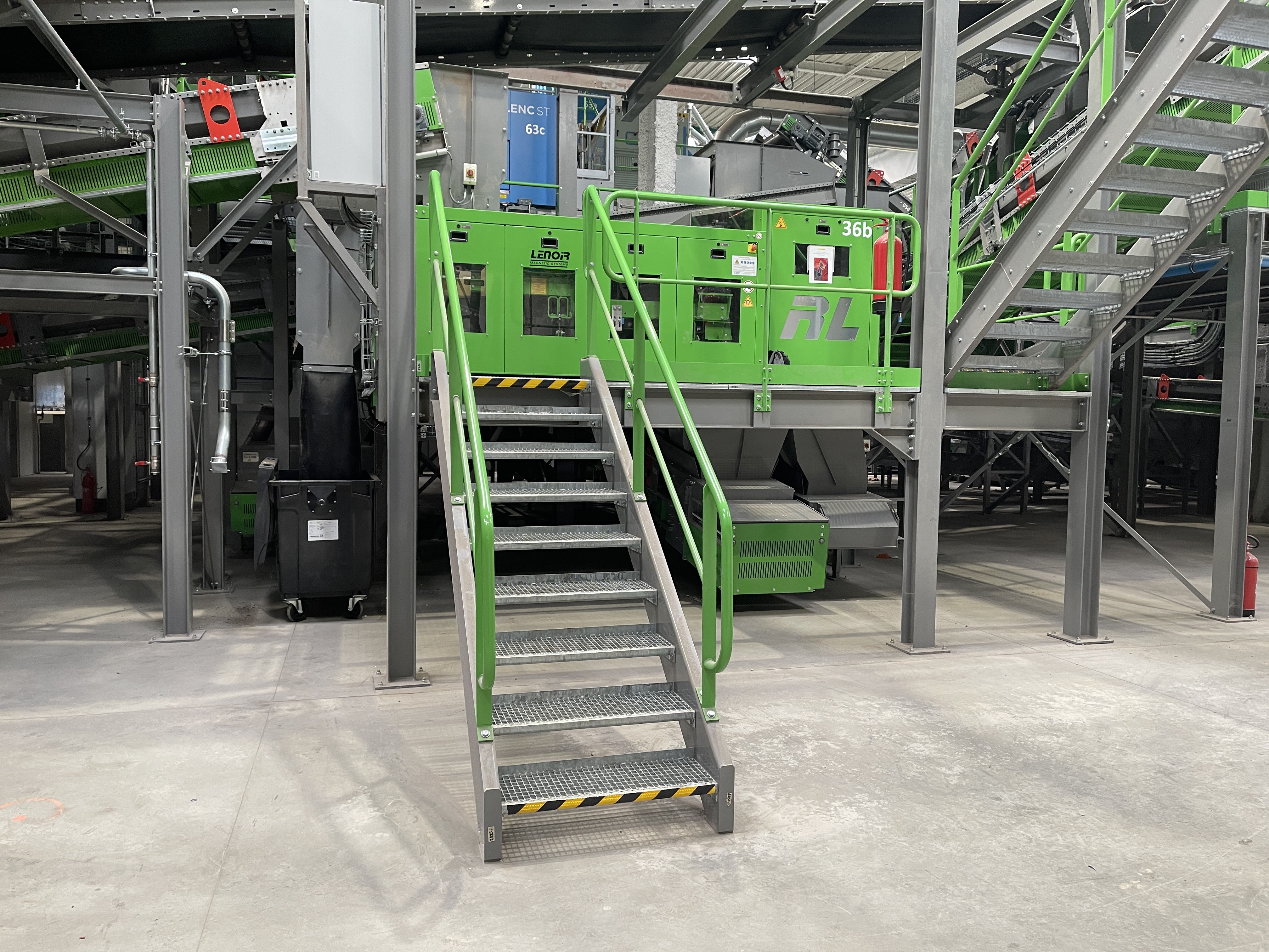 Séparateur à courants de Foucault Lenoir-Mec pour métaux non ferreux